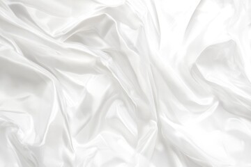 Fototapeta premium High-quality photo of white silk fabric texture, ideal for textile design or fashion projects
