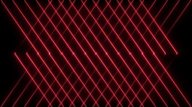 Abstract Changing Neon Squares Background VJ Loop in 4K. Seamless patter animation made of squares. Bright, stylish pattern for web.