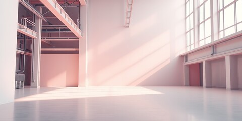 Obraz premium Pastel Industrial Abstract Dreamscape Background