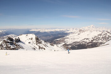Station de ski des M&eacute;nuires, Alpes