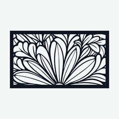 Mandala Wall Panel Laser Cut Design Wall art Wall Decoration Vector