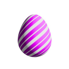 Easter Egg Isolate. Cute of cartoon ornamental Happy Easter eggs isolated on white background. Clip art set of spring holiday treat. Eggs with zig zag lines, dots, striped, with flowers, polka dot.