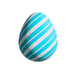 Easter Egg Isolate. Cute of cartoon ornamental Happy Easter eggs isolated on white background. Clip art set of spring holiday treat. Eggs with zig zag lines, dots, striped, with flowers, polka dot.