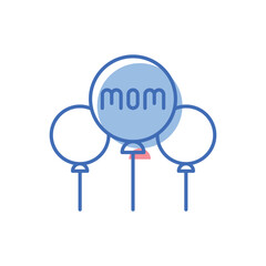 Balloon  Vector icon