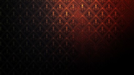 Dark red and brown patterned background with a gradient effect.