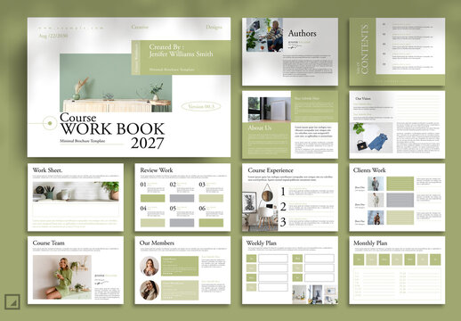 Course Workbook Layout