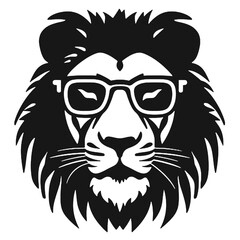 Obraz premium lion head tattoo