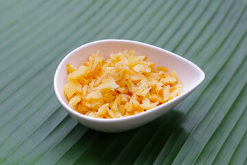 Dries cabbage leaves praserveg vegetables