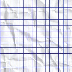 Plain piece of paper featuring a clean grid pattern for educational, creative, and office use