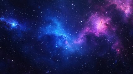 Naklejka premium Starry Nebulae in Deep Space