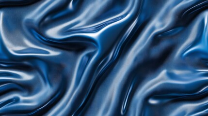 Fototapeta premium Abstract Molten Metal Background with Reflective Waves