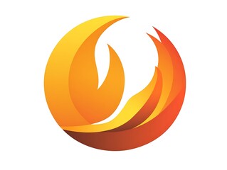 Fiery Orb Logo Design