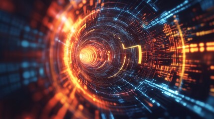 The Time Space Tunnel in the Data Torrent