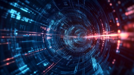 The Time Space Tunnel in the Data Torrent