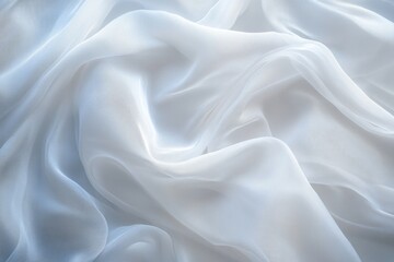 Obraz premium A close-up shot of a white fabric texture