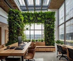 Fototapeta premium Green Office Innovation