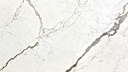 Obraz premium A white marble slab with a crack in it