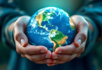 "The Earth is in our hands&mdash;literally. Let&rsquo;s make every day Earth Day by taking action to protect our only home. #PlanetCare"