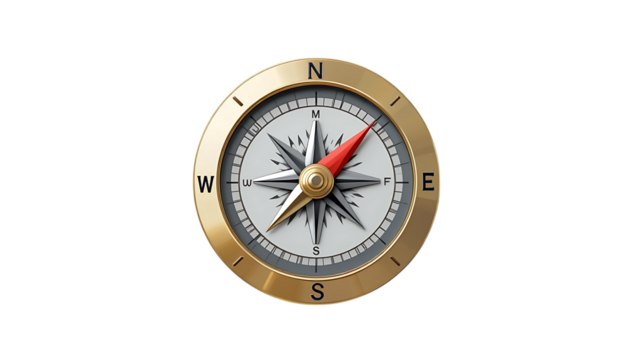 compass isolated on white