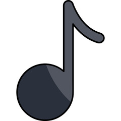 Music elemets and instruments icon 