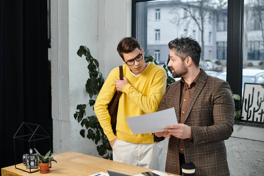 New employee orientation at a modern office setting with guidance on first tasks