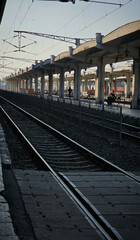 Railway Station in Timișoara on a Sunny Day