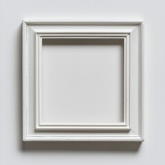 A white frame with a black border. Generative AI
