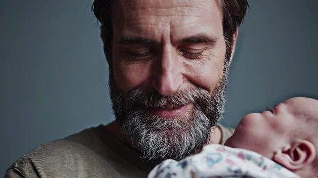 The Father Holding His Baby