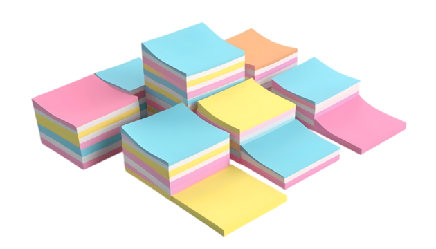 Digital sticky note 3D