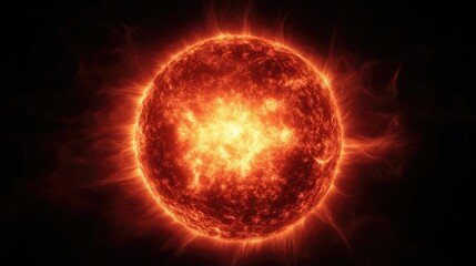 Stunning visual of Earth s magnetosphere glowing and shimmering with dynamic auroras under the powerful impact of a raging solar storm