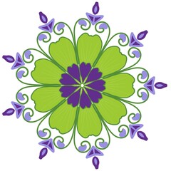 Colorful and elegant mandalas