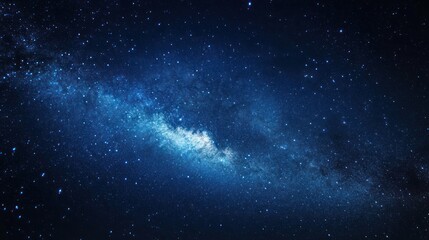 Fototapeta premium Night sky Milky Way Galaxy Stars cosmic view