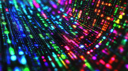 Digital data background. Abstract art can be used in the description of network abilities, technological processes, digital storages, science, education, etc.