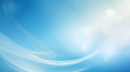 Fototapeta premium Bright Abstract Blue Background With Swirling Light