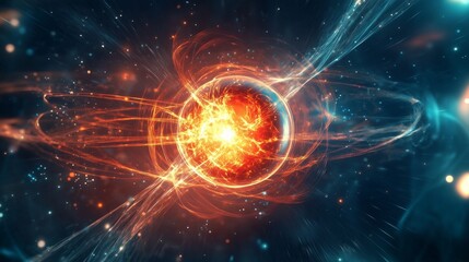 Obraz premium Cosmic Singularity Explosion