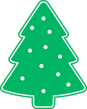 Christmas tree vector illustration