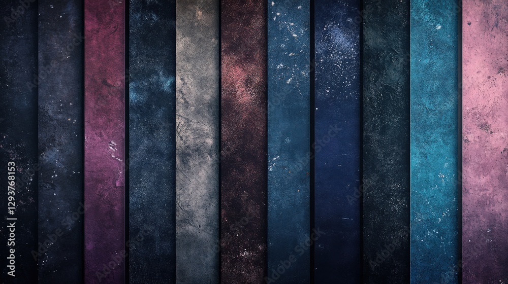 Poster abstract texture background featuring colorful vertical panels with varied patterns and hues