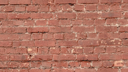 Obraz premium texture wall old red brick
