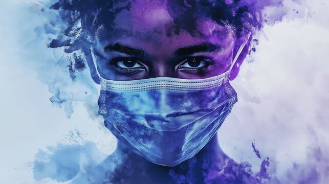 National Facial Protection Month, illustration
