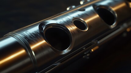 Naklejka premium The Art of Metal Flute