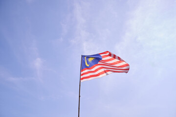 Jalur Gemilang in the Sky - For the Malaysian flags waving proudly against the blue sky