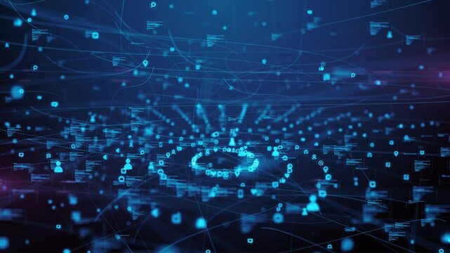 Social Media Digital Sharing Data Platforms Network