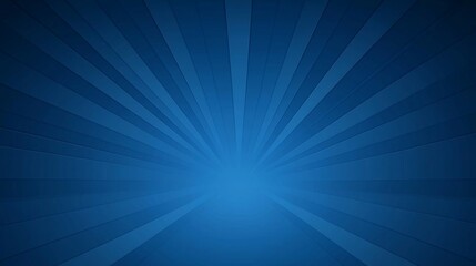 Obraz premium A vibrant blue background with radial rays emanating from the center, creating a dynamic and eye-catching visual effect.