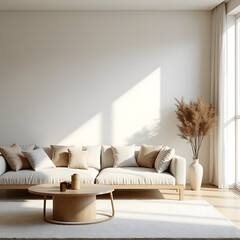 modern living room with sofa