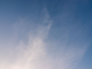 冬の夕暮れの空と雲50