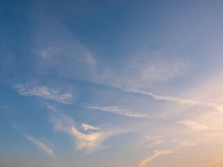 冬の夕暮れの空と雲38