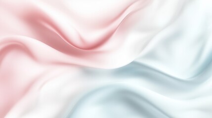 Fototapeta premium 3d, background, abstract, render, illustration, with a soft, elegant composition of flowing pastel liquid textures of pink, pale blue and ivory white