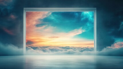 Sky transformation digital surreal environment dreamlike viewpoint conceptual imagery for inspiration