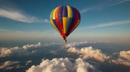 Globo cruzando los cielos