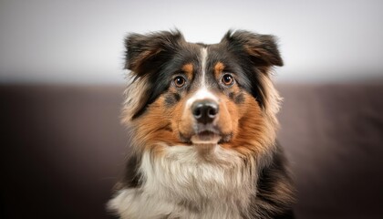 Eyecatching Canine Portrait, Capturing a Playful Mood Amidst the Rustic Charm of a Porch Swing and a Sunlit Veranda, Evoking a Cozy Country Vibe with Rich Textures and Hues.